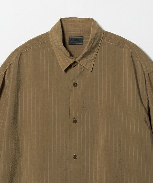 green label relaxing / グリーンレーベル リラクシング シャツ・ブラウス | フィブリル ストライプ柄 長袖 ボックス シャツ | 詳細17