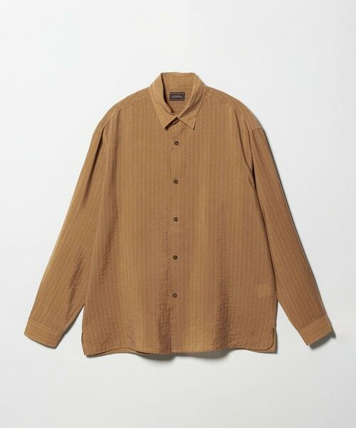 green label relaxing / グリーンレーベル リラクシング シャツ・ブラウス | フィブリル ストライプ柄 長袖 ボックス シャツ | 詳細27