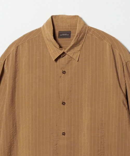 green label relaxing / グリーンレーベル リラクシング シャツ・ブラウス | フィブリル ストライプ柄 長袖 ボックス シャツ | 詳細28