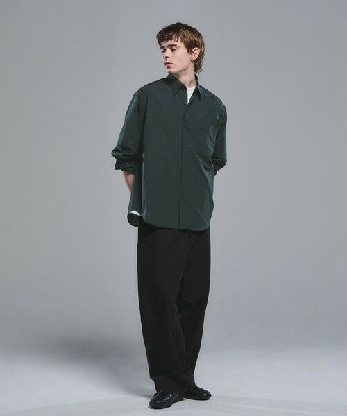 green label relaxing / グリーンレーベル リラクシング その他パンツ | コットン ナイロン バレル ワイド イージーパンツ W4 | 詳細7