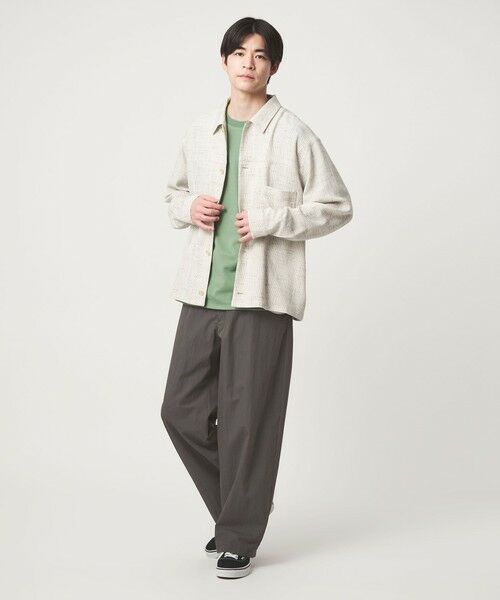 green label relaxing / グリーンレーベル リラクシング その他パンツ | コットン ナイロン バレル ワイド イージーパンツ W4 | 詳細15