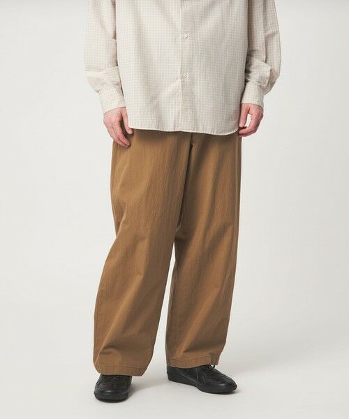 green label relaxing / グリーンレーベル リラクシング その他パンツ | コットン ナイロン バレル ワイド イージーパンツ W4 | 詳細29