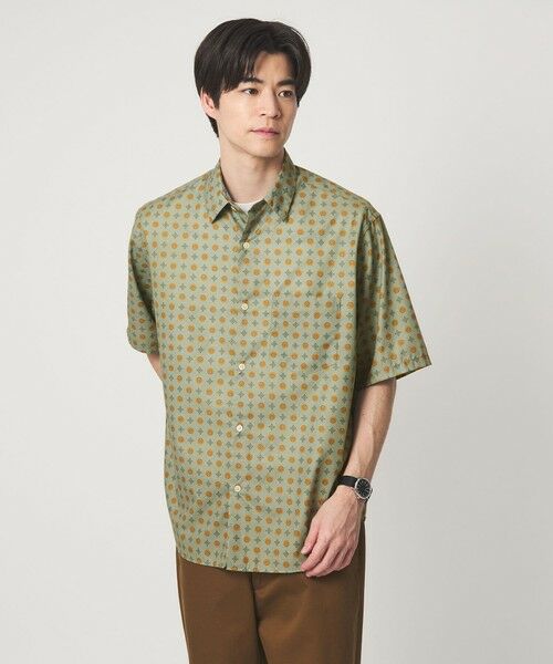 green label relaxing / グリーンレーベル リラクシング シャツ・ブラウス | ALFONS MUCHA ジャストルーズ 半袖 シャツ | 詳細2