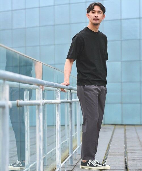 green label relaxing / グリーンレーベル リラクシング Tシャツ | 【WEB限定】JUST fit デイリー ワイド Tシャツ -吸水速乾・抗菌- | 詳細5