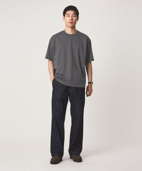 green label relaxing / グリーンレーベル リラクシング Tシャツ | 【WEB限定】JUST fit デイリー ワイド Tシャツ -吸水速乾・抗菌- | 詳細12