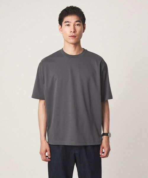 green label relaxing / グリーンレーベル リラクシング Tシャツ | 【WEB限定】JUST fit デイリー ワイド Tシャツ -吸水速乾・抗菌- | 詳細13