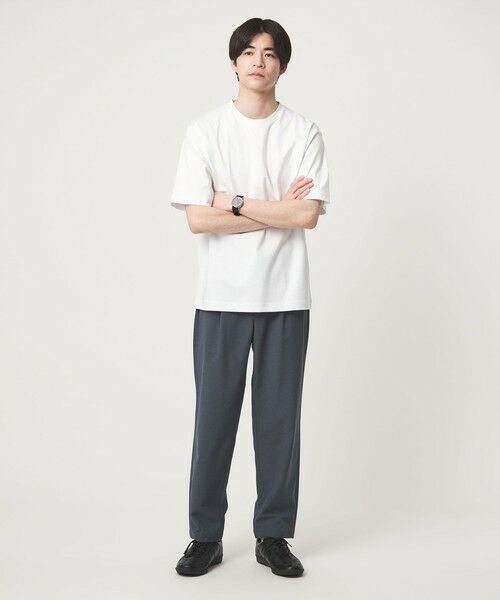 green label relaxing / グリーンレーベル リラクシング Tシャツ | オーガニックコットン ポンチ クルーネック Tシャツ -接触冷感- | 詳細3