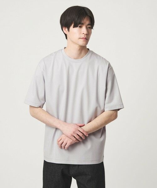 green label relaxing / グリーンレーベル リラクシング Tシャツ | オーガニックコットン ポンチ クルーネック Tシャツ -接触冷感- | 詳細7