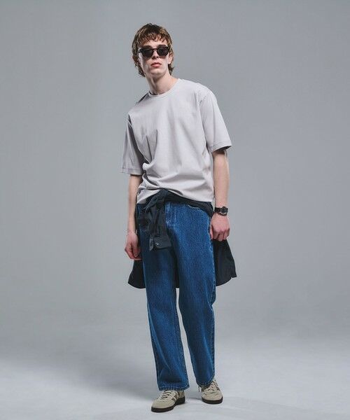 green label relaxing / グリーンレーベル リラクシング Tシャツ | オーガニックコットン ポンチ クルーネック Tシャツ -接触冷感- | 詳細6