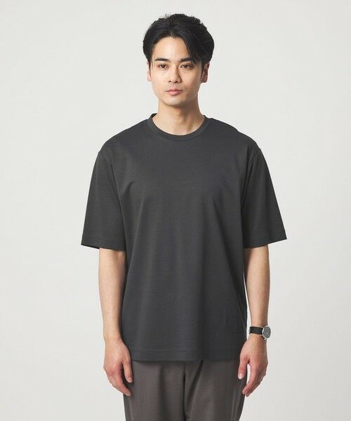 green label relaxing / グリーンレーベル リラクシング Tシャツ | オーガニックコットン ポンチ クルーネック Tシャツ -接触冷感- | 詳細17