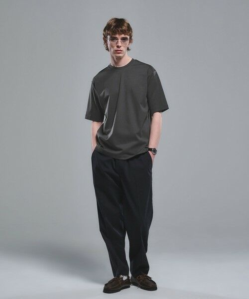 green label relaxing / グリーンレーベル リラクシング Tシャツ | オーガニックコットン ポンチ クルーネック Tシャツ -接触冷感- | 詳細14