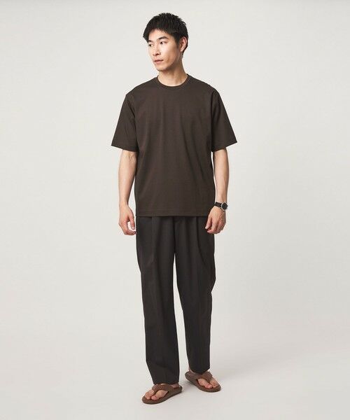 green label relaxing / グリーンレーベル リラクシング Tシャツ | オーガニックコットン ポンチ クルーネック Tシャツ -接触冷感- | 詳細21