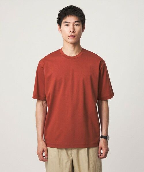 green label relaxing / グリーンレーベル リラクシング Tシャツ | オーガニックコットン ポンチ クルーネック Tシャツ -接触冷感- | 詳細23