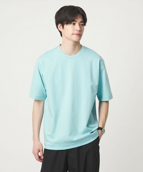 green label relaxing / グリーンレーベル リラクシング Tシャツ | オーガニックコットン ポンチ クルーネック Tシャツ -接触冷感- | 詳細29