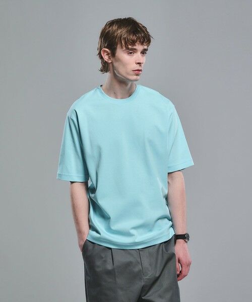 green label relaxing / グリーンレーベル リラクシング Tシャツ | オーガニックコットン ポンチ クルーネック Tシャツ -接触冷感- | 詳細24
