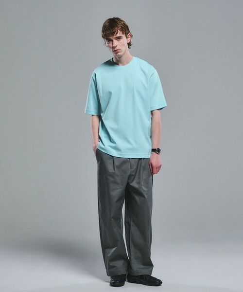 green label relaxing / グリーンレーベル リラクシング Tシャツ | オーガニックコットン ポンチ クルーネック Tシャツ -接触冷感- | 詳細25