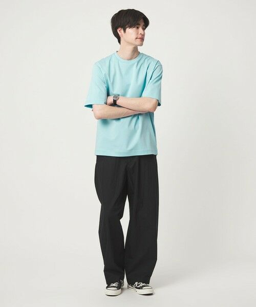 green label relaxing / グリーンレーベル リラクシング Tシャツ | オーガニックコットン ポンチ クルーネック Tシャツ -接触冷感- | 詳細25