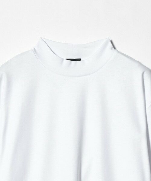 green label relaxing / グリーンレーベル リラクシング Tシャツ | オーガニックコットン ポンチ モックネック Tシャツ -接触冷感- | 詳細1