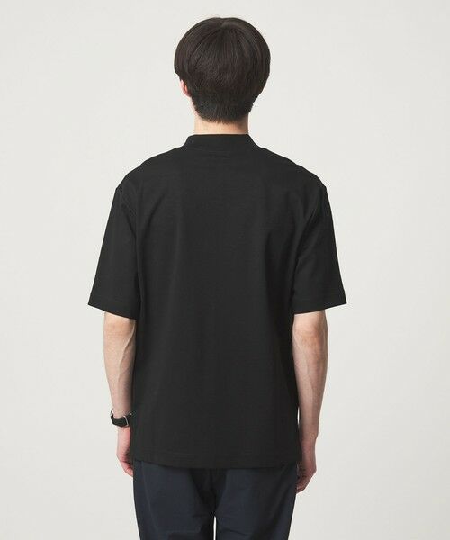 green label relaxing / グリーンレーベル リラクシング Tシャツ | オーガニックコットン ポンチ モックネック Tシャツ -接触冷感- | 詳細8