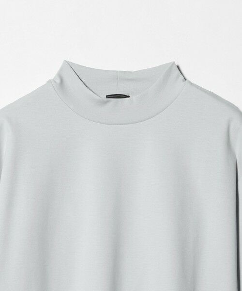 green label relaxing / グリーンレーベル リラクシング Tシャツ | オーガニックコットン ポンチ モックネック Tシャツ -接触冷感- | 詳細7