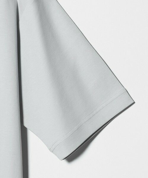 green label relaxing / グリーンレーベル リラクシング Tシャツ | オーガニックコットン ポンチ モックネック Tシャツ -接触冷感- | 詳細8