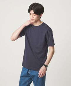 green label relaxing / グリーンレーベル リラクシング Tシャツ | LONG FIBER COTTON クリア クルーネック 半袖 Tシャツ