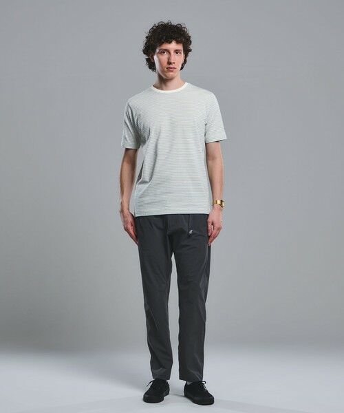 green label relaxing / グリーンレーベル リラクシング Tシャツ | LONG FIBER COTTON ボーダー クルーネック 半袖 Tシャツ | 詳細1