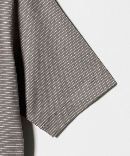 green label relaxing / グリーンレーベル リラクシング Tシャツ | LONG FIBER COTTON ボーダー クルーネック 半袖 Tシャツ | 詳細16