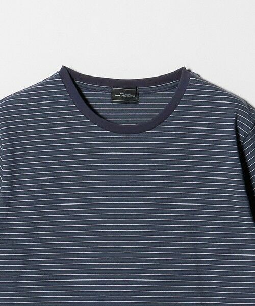 green label relaxing / グリーンレーベル リラクシング Tシャツ | LONG FIBER COTTON ボーダー クルーネック 半袖 Tシャツ | 詳細18