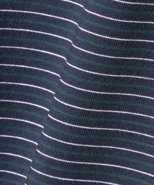 green label relaxing / グリーンレーベル リラクシング Tシャツ | LONG FIBER COTTON ボーダー クルーネック 半袖 Tシャツ | 詳細25
