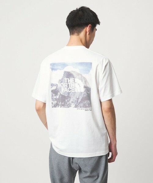 green label relaxing / グリーンレーベル リラクシング Tシャツ | ＜THE NORTH FACE＞ショート ハーフドーム デジタル スクエア ロゴTシャツ | 詳細1