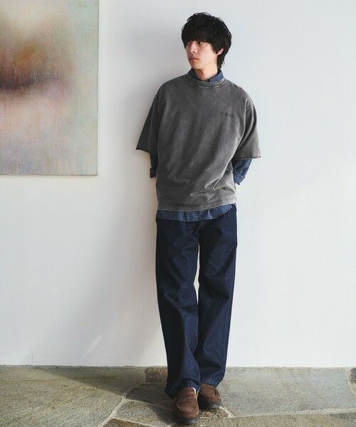 green label relaxing / グリーンレーベル リラクシング Tシャツ | 【別注】＜Champion＞フェード クルーネック 半袖 スウェット | 詳細1