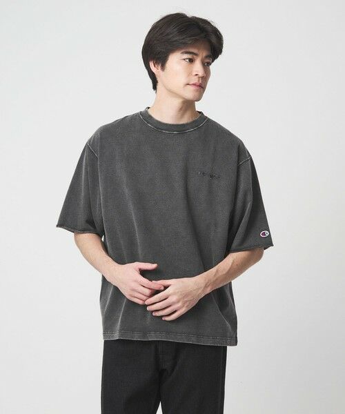 green label relaxing / グリーンレーベル リラクシング Tシャツ | 【別注】＜Champion＞フェード クルーネック 半袖 スウェット | 詳細3