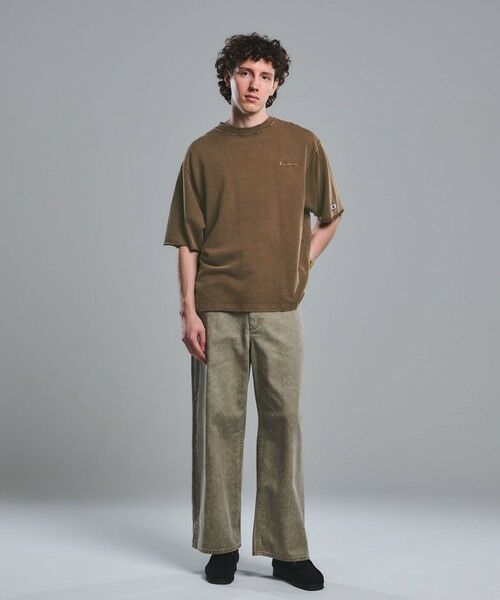 green label relaxing / グリーンレーベル リラクシング Tシャツ | 【別注】＜Champion＞フェード クルーネック 半袖 スウェット | 詳細7