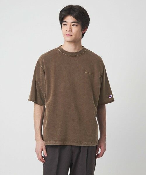 green label relaxing / グリーンレーベル リラクシング Tシャツ | 【別注】＜Champion＞フェード クルーネック 半袖 スウェット | 詳細11