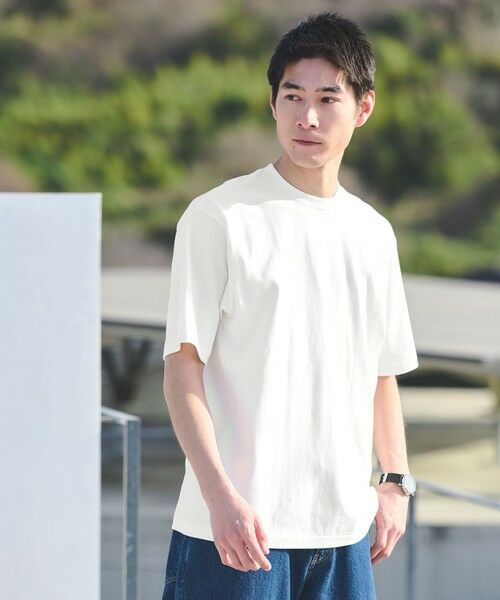 green label relaxing / グリーンレーベル リラクシング Tシャツ | 【別注】＜Hanes＞GLR SHIRO Tシャツ（WHITE）