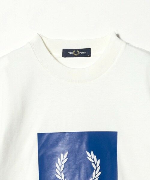green label relaxing / グリーンレーベル リラクシング Tシャツ | 【国内EXCLUSIVE】＜FRED PERRY＞ボックス ロゴ Tシャツ | 詳細3
