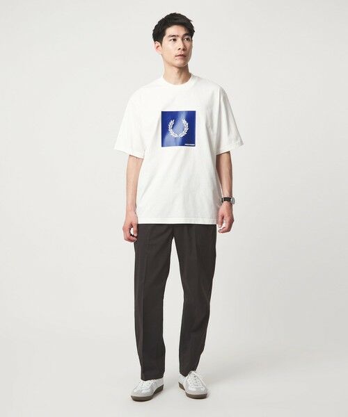 green label relaxing / グリーンレーベル リラクシング Tシャツ | 【国内EXCLUSIVE】＜FRED PERRY＞ボックス ロゴ Tシャツ | 詳細1