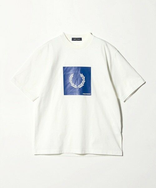 green label relaxing / グリーンレーベル リラクシング Tシャツ | 【国内EXCLUSIVE】＜FRED PERRY＞ボックス ロゴ Tシャツ（WHITE）