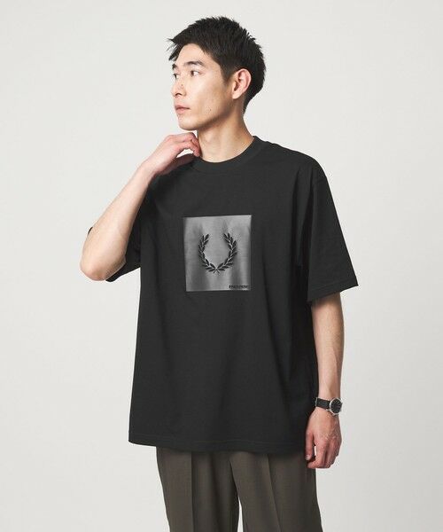 green label relaxing / グリーンレーベル リラクシング Tシャツ | 【国内EXCLUSIVE】＜FRED PERRY＞ボックス ロゴ Tシャツ | 詳細7
