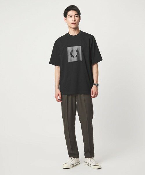 green label relaxing / グリーンレーベル リラクシング Tシャツ | 【国内EXCLUSIVE】＜FRED PERRY＞ボックス ロゴ Tシャツ | 詳細8