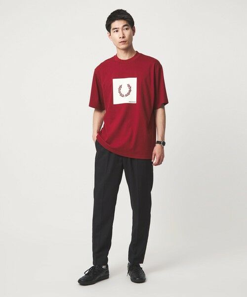 green label relaxing / グリーンレーベル リラクシング Tシャツ | 【国内EXCLUSIVE】＜FRED PERRY＞ボックス ロゴ Tシャツ | 詳細15
