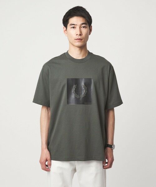 green label relaxing / グリーンレーベル リラクシング Tシャツ | 【国内EXCLUSIVE】＜FRED PERRY＞ボックス ロゴ Tシャツ | 詳細21