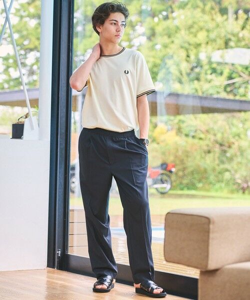 green label relaxing / グリーンレーベル リラクシング Tシャツ | ＜FRED PERRY＞ツインティップ Tシャツ | 詳細1