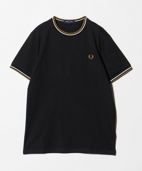 green label relaxing / グリーンレーベル リラクシング Tシャツ | ＜FRED PERRY＞ツインティップ Tシャツ（BLACK）