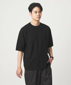 green label relaxing / グリーンレーベル リラクシング ニット・セーター | コットンナイロン リンクス クルーネック ショートスリーブ ニット -ウォッシャブル-