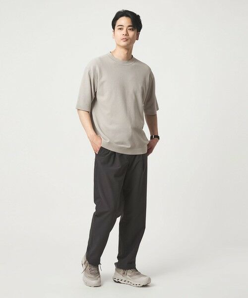 green label relaxing / グリーンレーベル リラクシング ニット・セーター | コットンナイロン リンクス クルーネック ショートスリーブ ニット -ウォッシャブル- | 詳細6