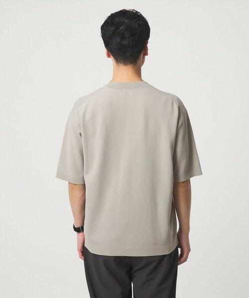 green label relaxing / グリーンレーベル リラクシング ニット・セーター | コットンナイロン リンクス クルーネック ショートスリーブ ニット -ウォッシャブル- | 詳細9