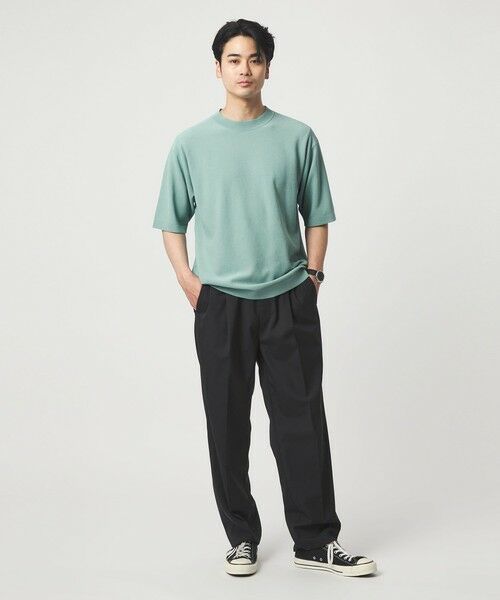 green label relaxing / グリーンレーベル リラクシング ニット・セーター | コットンナイロン リンクス クルーネック ショートスリーブ ニット -ウォッシャブル- | 詳細17