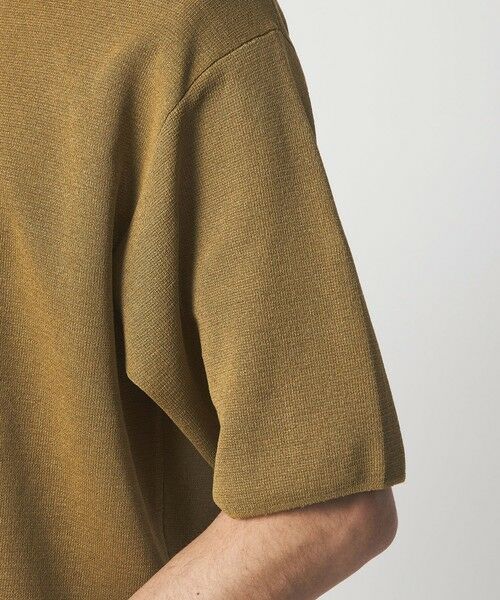 green label relaxing / グリーンレーベル リラクシング Tシャツ | BREEZY ペーパー 半袖 クルーネック ニット Tシャツ -ハンドウォッシャブル・抗菌・通気性- | 詳細8